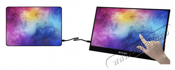 VERBATIM 49593 17,3 PMT-17 FHD IPS HDMI/USB-C fekete f&eacute;m bor&iacute;t&aacute;s&uacute; &eacute;rintők&eacute;pernyős monitor Iroda &eacute;s sz&aacute;m&iacute;t&aacute;stechnika - Monitor - &Eacute;rintők&eacute;pernyős monitor - 507923