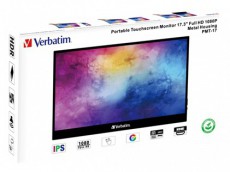 VERBATIM 49593 17,3 PMT-17 FHD IPS HDMI/USB-C fekete f&eacute;m bor&iacute;t&aacute;s&uacute; &eacute;rintők&eacute;pernyős monitor Iroda &eacute;s sz&aacute;m&iacute;t&aacute;stechnika - Monitor - &Eacute;rintők&eacute;pernyős monitor - 507923