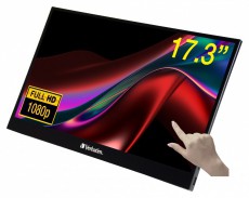 VERBATIM 49593 17,3 PMT-17 FHD IPS HDMI/USB-C fekete f&eacute;m bor&iacute;t&aacute;s&uacute; &eacute;rintők&eacute;pernyős monitor Iroda &eacute;s sz&aacute;m&iacute;t&aacute;stechnika - Monitor - &Eacute;rintők&eacute;pernyős monitor - 507923