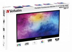 VERBATIM 49593 17,3 PMT-17 FHD IPS HDMI/USB-C fekete f&eacute;m bor&iacute;t&aacute;s&uacute; &eacute;rintők&eacute;pernyős monitor Iroda &eacute;s sz&aacute;m&iacute;t&aacute;stechnika - Monitor - &Eacute;rintők&eacute;pernyős monitor - 507923