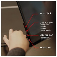 VERBATIM 49593 17,3 PMT-17 FHD IPS HDMI/USB-C fekete f&eacute;m bor&iacute;t&aacute;s&uacute; &eacute;rintők&eacute;pernyős monitor Iroda &eacute;s sz&aacute;m&iacute;t&aacute;stechnika - Monitor - &Eacute;rintők&eacute;pernyős monitor - 507923