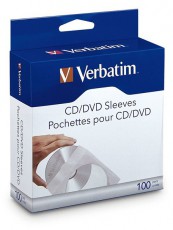 VERBATIM 49976 100db/csomag papír CD tok Iroda és számítástechnika - Számítógép tartozék - CD / DVD tartó / tasak - 507924