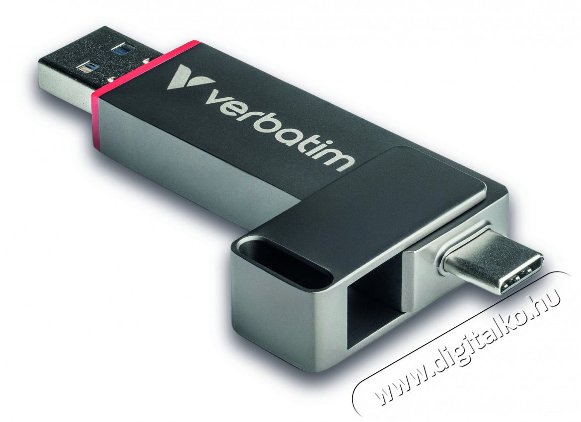 VERBATIM 32040 128GB USB 3.2 Gen 1 A/USB-C Dual QuickStick Flash Drive Mem&oacute;ria k&aacute;rtya / Pendrive - Pendrive - 514264