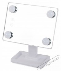Verk 15787 Kozmetikai tükör, LED, fehér - Szépségápolás / Egészség - Tükör - 512545
