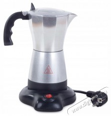 Verk Elektromos kotyog&oacute;s k&aacute;v&eacute;főző, alum&iacute;nium, 6 adagos, 300 ml Konyhai term&eacute;kek - K&aacute;v&eacute;főző / k&aacute;v&eacute;&ouml;rlő / kieg&eacute;sz&iacute;tő - Kotyog&oacute; k&aacute;v&eacute;főző - 512894