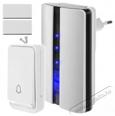 Verk 01701 Wireless doorbell IP44, receiver, remote control, 150 m, white H&aacute;ztart&aacute;s / Otthon / K&uuml;lt&eacute;r - Lak&aacute;sfelszerel&eacute;s - Csengő - 519831