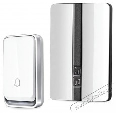 Verk 01701 Wireless doorbell IP44, receiver, remote control, 150 m, white H&aacute;ztart&aacute;s / Otthon / K&uuml;lt&eacute;r - Lak&aacute;sfelszerel&eacute;s - Csengő - 519831