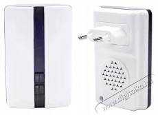 Verk 01701 Wireless doorbell IP44, receiver, remote control, 150 m, white H&aacute;ztart&aacute;s / Otthon / K&uuml;lt&eacute;r - Lak&aacute;sfelszerel&eacute;s - Csengő - 519831