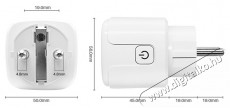 Verk 06273 WiFi Okos konnektor időz&iacute;tővel, 16 A H&aacute;ztart&aacute;s / Otthon / K&uuml;lt&eacute;r - Okos otthon - Okos konnektor - 520276