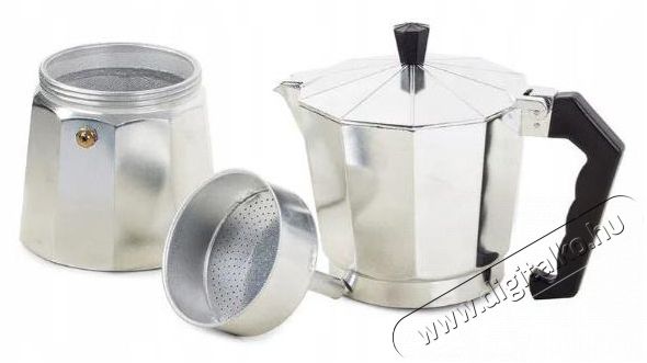Verk 07037 Kotyog&oacute;s k&aacute;v&eacute;főző, 3 adagos, 150 ml, ez&uuml;st Konyhai term&eacute;kek - K&aacute;v&eacute;főző / k&aacute;v&eacute;&ouml;rlő / kieg&eacute;sz&iacute;tő - Kotyog&oacute; k&aacute;v&eacute;főző - 528257