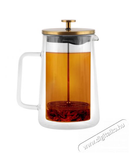 Vialli Design dupla fal&uacute;, 1000 ml, arany_DIVA 9286 Konyhai term&eacute;kek - V&iacute;zforral&oacute; / teafőző - 526585