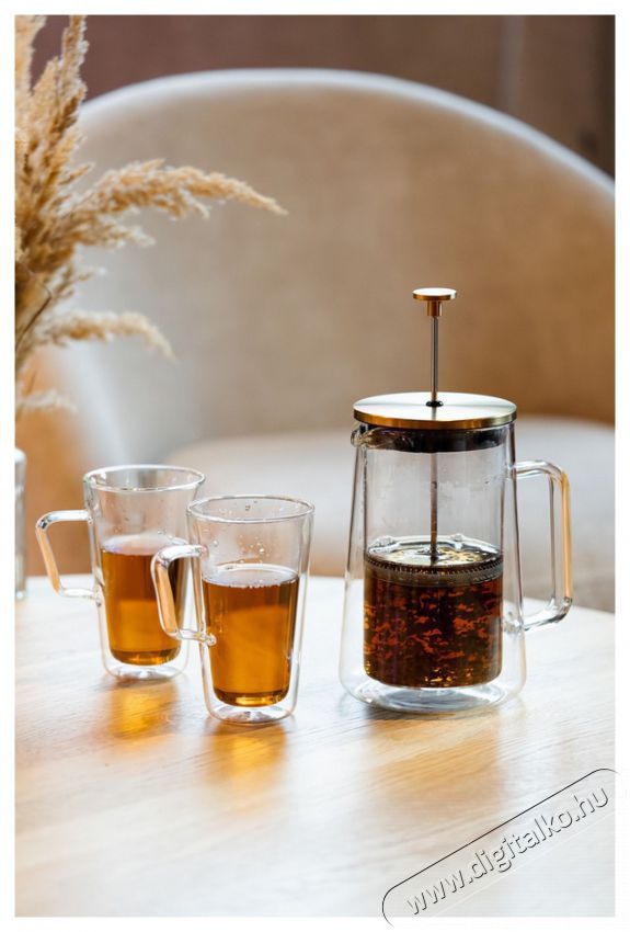 Vialli Design dupla fal&uacute;, 1000 ml, arany_DIVA 9286 Konyhai term&eacute;kek - V&iacute;zforral&oacute; / teafőző - 526585