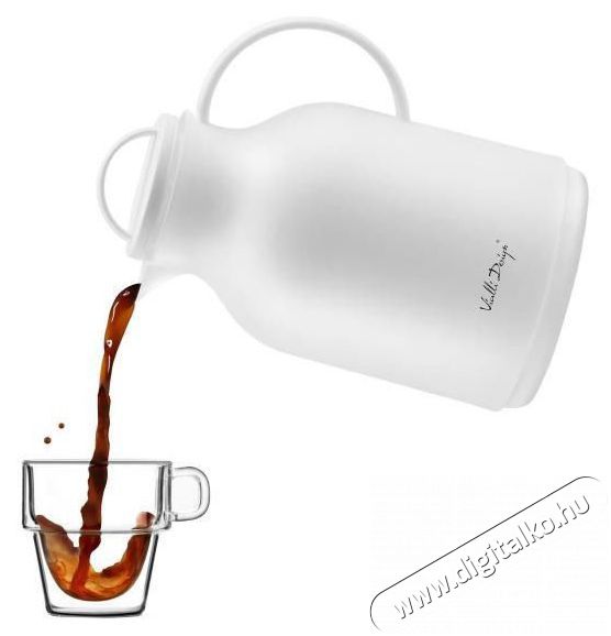 Vialli Design Termosz &uuml;vegbet&eacute;ttel, 1 l, feh&eacute;r, AMO 7763 Konyhai term&eacute;kek - Ed&eacute;ny - Termosz - 528280