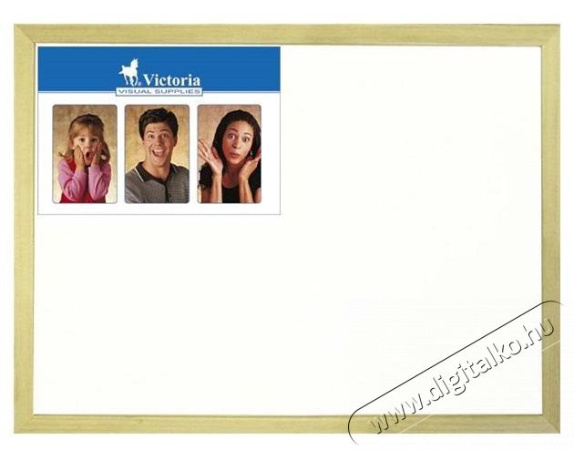 VICTORIA Feh&eacute;rt&aacute;bla, nem m&aacute;gneses, 40x60 cm, fa keret, Iroda &eacute;s sz&aacute;m&iacute;t&aacute;stechnika - Egy&eacute;b sz&aacute;m&iacute;t&aacute;stechnikai term&eacute;k - 484959