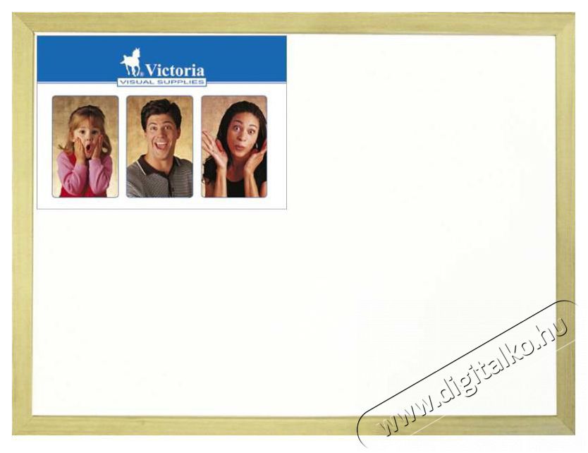 VICTORIA 60x90cm - feh&eacute;r, fa keret Iroda &eacute;s sz&aacute;m&iacute;t&aacute;stechnika - Egy&eacute;b sz&aacute;m&iacute;t&aacute;stechnikai term&eacute;k - 518476