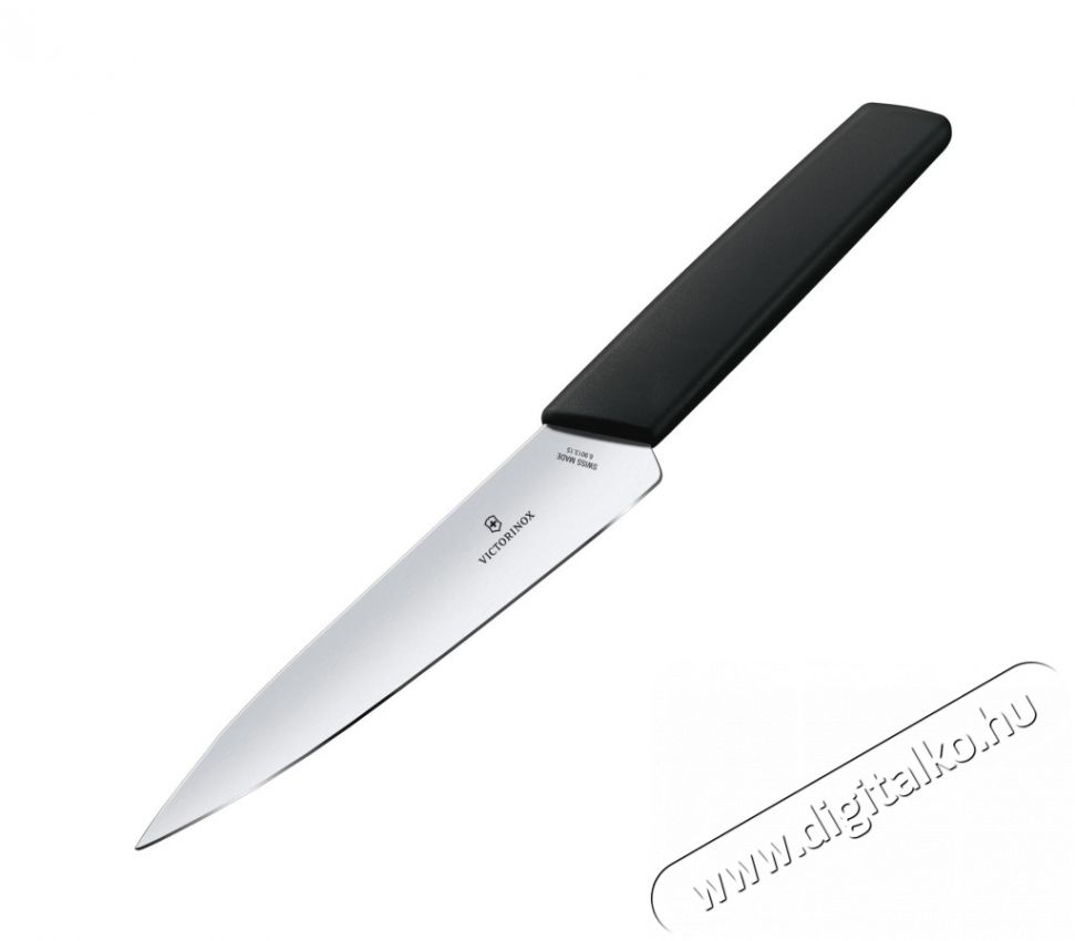 Victorinox Konyhak&eacute;s 15 cm, Swiss Modern, fekete Konyhai term&eacute;kek - Konyhai eszk&ouml;z - K&eacute;s / oll&oacute; - 526587