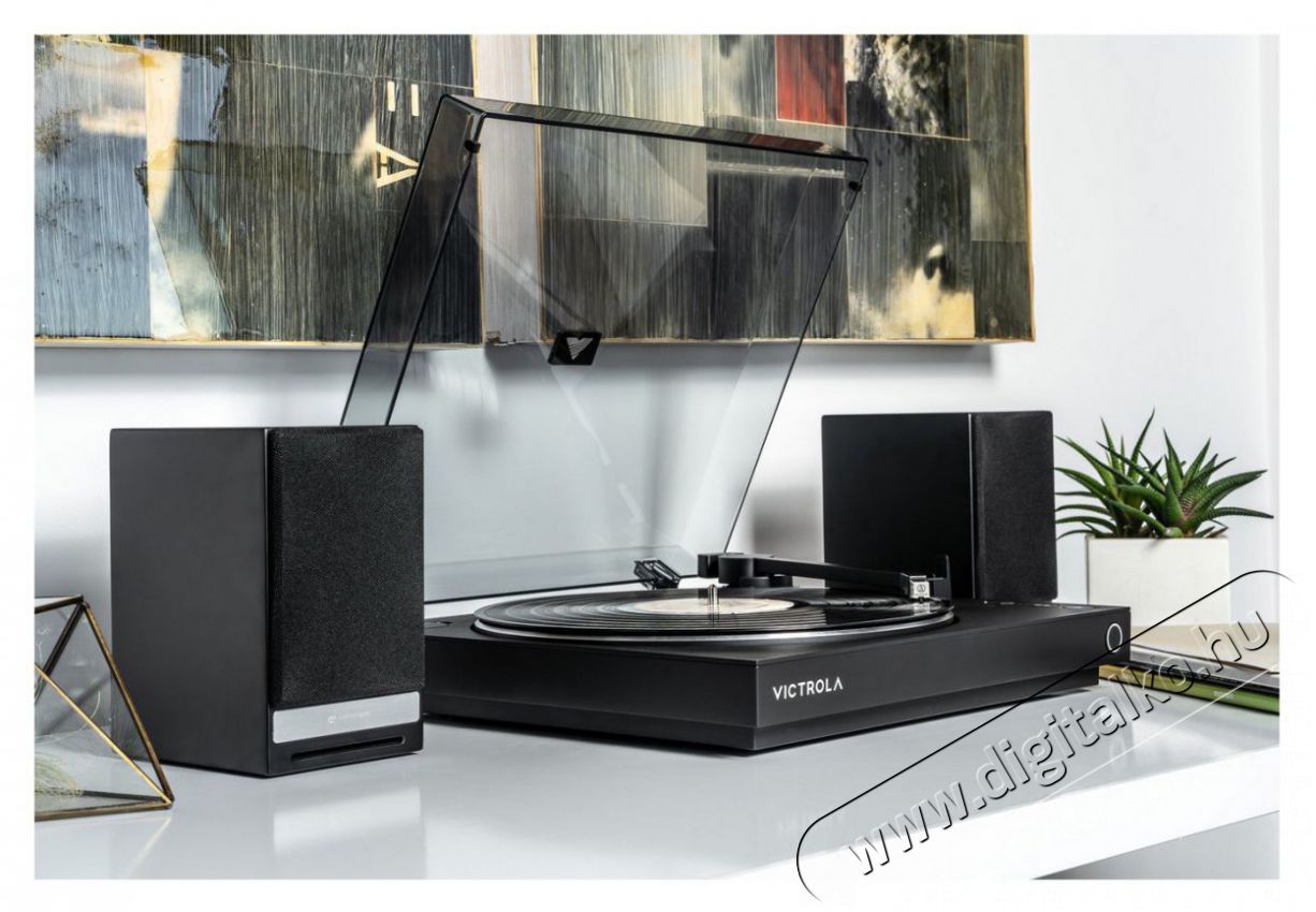 Victrola Automatic fekete Audio-Video / Hifi / Multim&eacute;dia - Bakelit lemezj&aacute;tsz&oacute; - Bakelit lemezj&aacute;tsz&oacute; - 526601