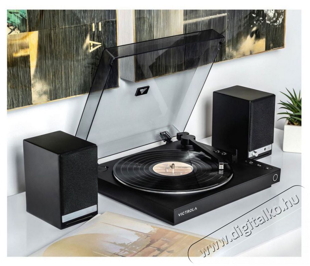 Victrola Automatic fekete Audio-Video / Hifi / Multim&eacute;dia - Bakelit lemezj&aacute;tsz&oacute; - Bakelit lemezj&aacute;tsz&oacute; - 526601