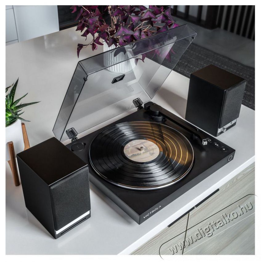 Victrola Automatic fekete Audio-Video / Hifi / Multim&eacute;dia - Bakelit lemezj&aacute;tsz&oacute; - Bakelit lemezj&aacute;tsz&oacute; - 526601