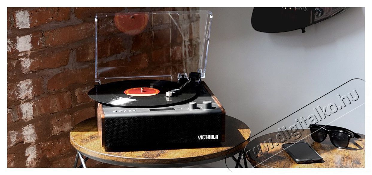 Victrola VTA-73 Eastwood Signature - barna Audio-Video / Hifi / Multim&eacute;dia - Bakelit lemezj&aacute;tsz&oacute; - Bakelit lemezj&aacute;tsz&oacute; - 526596