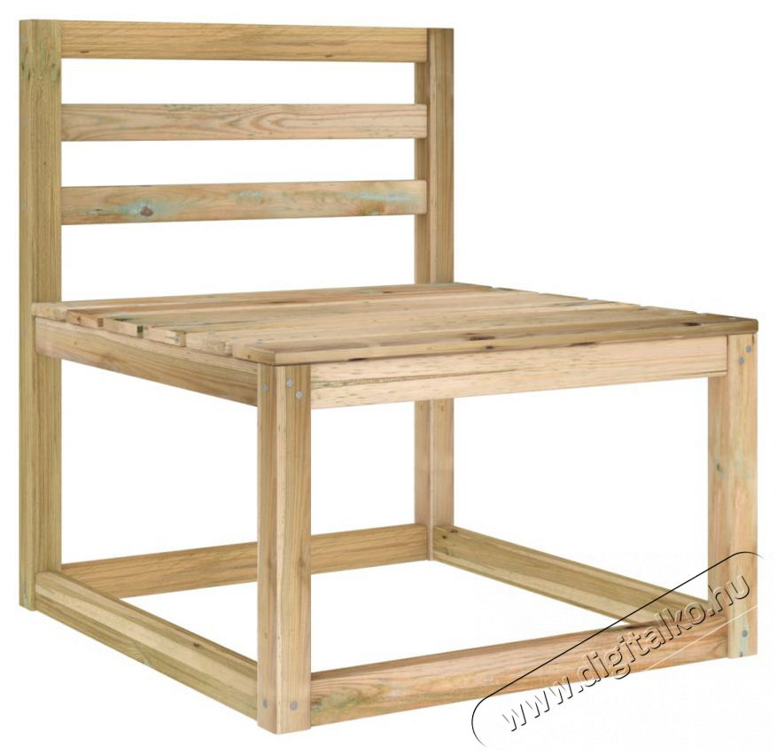 vidaXL h&aacute;romszem&eacute;lyes kerti kanap&eacute; fekete p&aacute;rn&aacute;kkal H&aacute;ztart&aacute;s / Otthon / K&uuml;lt&eacute;r - K&uuml;lt&eacute;r / kerti term&eacute;k / grill - Kerti b&uacute;tor - 398931