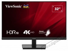 VIEWSONIC VA3208-4K-HD VA LED monitor 32 , 4K UHD (3840x2160), 60Hz, 4ms, 2x HDMI, DisplayPort, fekete Iroda &eacute;s sz&aacute;m&iacute;t&aacute;stechnika - Monitor - Monitor - 534001