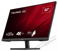 VIEWSONIC VA3208-4K-HD VA LED monitor 32 , 4K UHD (3840x2160), 60Hz, 4ms, 2x HDMI, DisplayPort, fekete Iroda &eacute;s sz&aacute;m&iacute;t&aacute;stechnika - Monitor - Monitor - 534001
