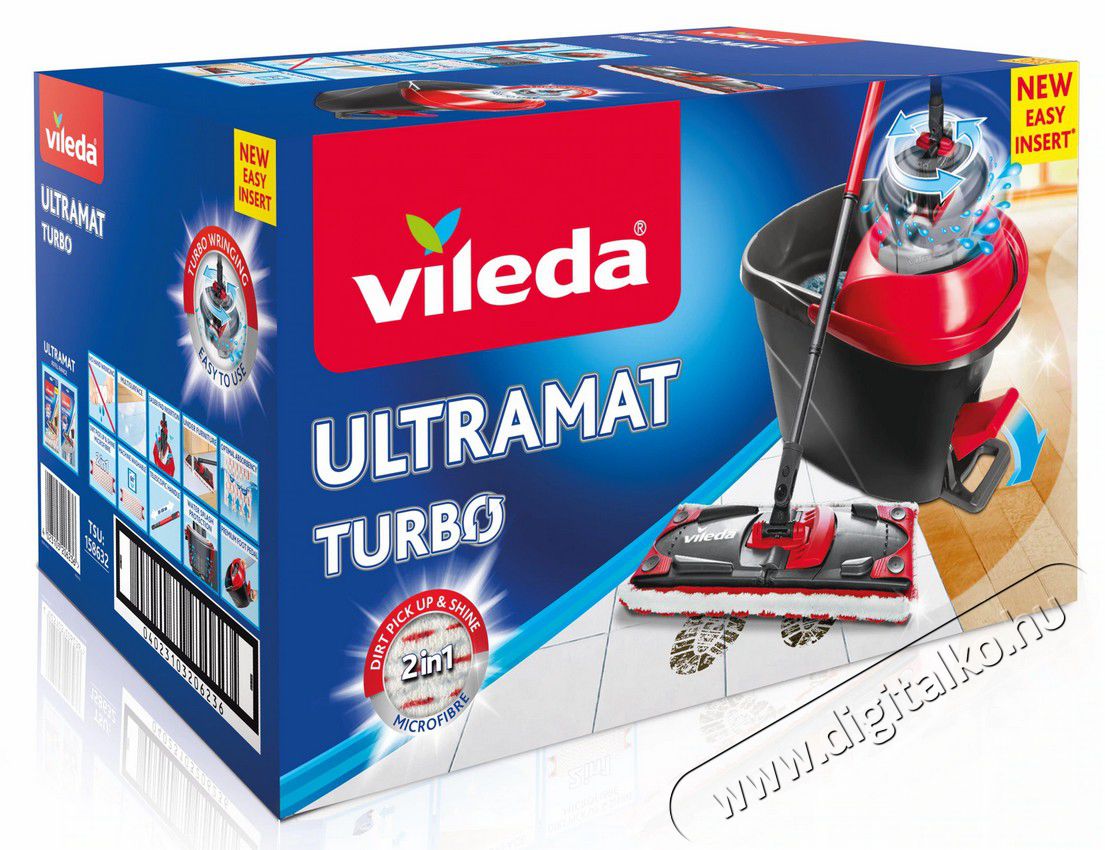 Vileda Ultramat Turbo felmos&oacute; szett H&aacute;ztart&aacute;s / Otthon / K&uuml;lt&eacute;r - Tiszt&iacute;t&oacute; / mos&oacute; - Felmos&oacute; - 368612