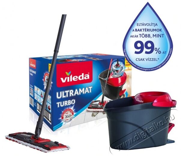 Vileda Ultramat Turbo felmos&oacute; szett H&aacute;ztart&aacute;s / Otthon / K&uuml;lt&eacute;r - Tiszt&iacute;t&oacute; / mos&oacute; - Felmos&oacute; - 368612