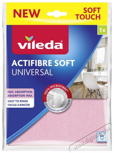 Vileda Actifibre Soft Micro mikrosz&aacute;las t&ouml;rlőkendő 1 db Konyhai term&eacute;kek - Egy&eacute;b / Konyhai kieg&eacute;sz&iacute;tő - 505033