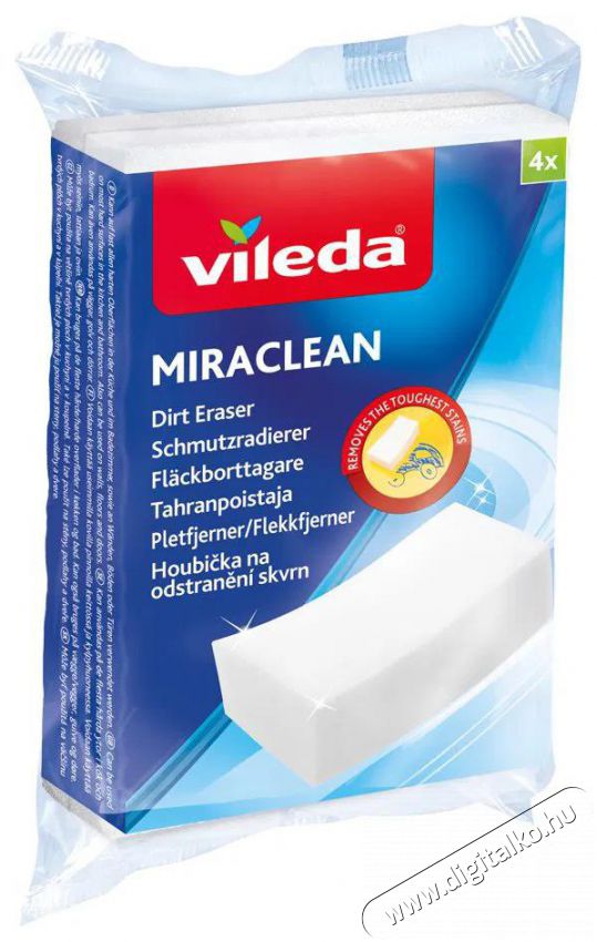 Vileda Miraclean szivacs (4 db) Konyhai term&eacute;kek - Egy&eacute;b / Konyhai kieg&eacute;sz&iacute;tő - 505031