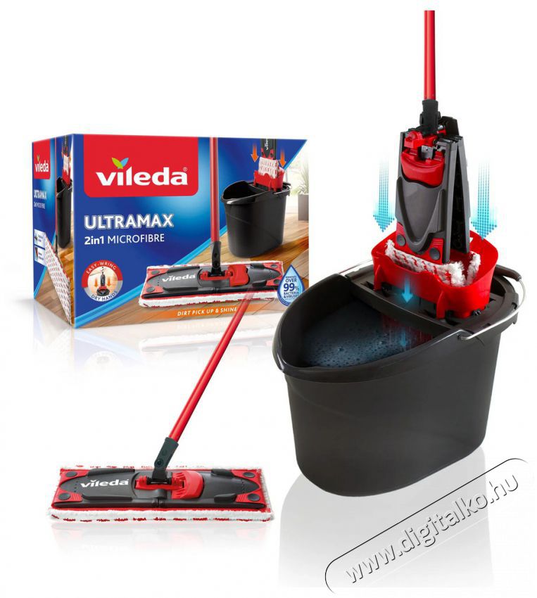 Vileda Ultramax Complete Set box H&aacute;ztart&aacute;s / Otthon / K&uuml;lt&eacute;r - Tiszt&iacute;t&oacute; / mos&oacute; - Felmos&oacute; - 520289