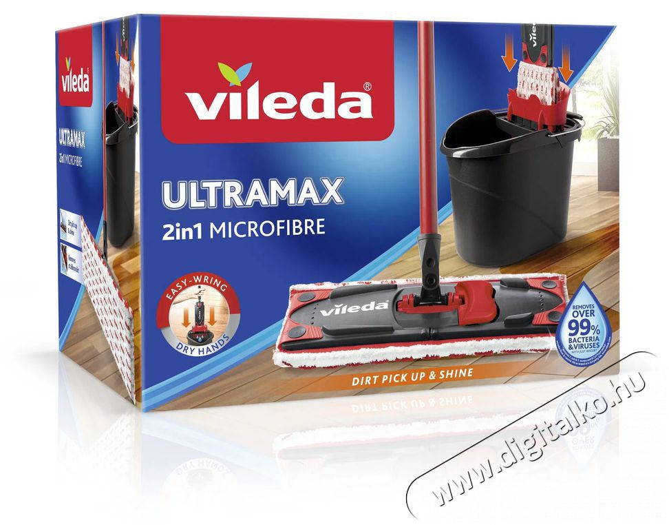Vileda Ultramax Complete Set box H&aacute;ztart&aacute;s / Otthon / K&uuml;lt&eacute;r - Tiszt&iacute;t&oacute; / mos&oacute; - Felmos&oacute; - 520289