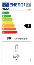 Vivax TTL-93E egyajt&oacute;s hűtőszekr&eacute;ny Konyhai term&eacute;kek - Hűtő, fagyaszt&oacute; (szabadon&aacute;ll&oacute;) - Egyajt&oacute;s hűtő - 501469