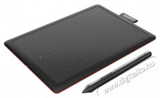 Wacom One by Wacom CTL-472 Small digit&aacute;lis rajzt&aacute;bla, Fekete/Piros Iroda &eacute;s sz&aacute;m&iacute;t&aacute;stechnika - Digitaliz&aacute;l&oacute; eszk&ouml;z - Digitaliz&aacute;l&oacute; t&aacute;bla - 493774
