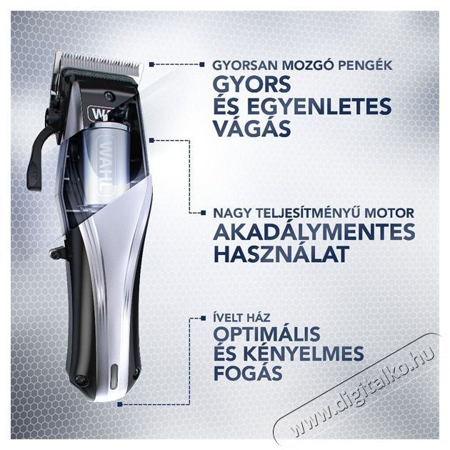 Wahl Rapid Clip vezet&eacute;k n&eacute;lk&uuml;li hajv&aacute;g&oacute; Sz&eacute;ps&eacute;g&aacute;pol&aacute;s / Eg&eacute;szs&eacute;g - Haj&aacute;pol&aacute;s - Haj / szak&aacute;ll v&aacute;g&oacute;, ny&iacute;r&oacute; - 501747