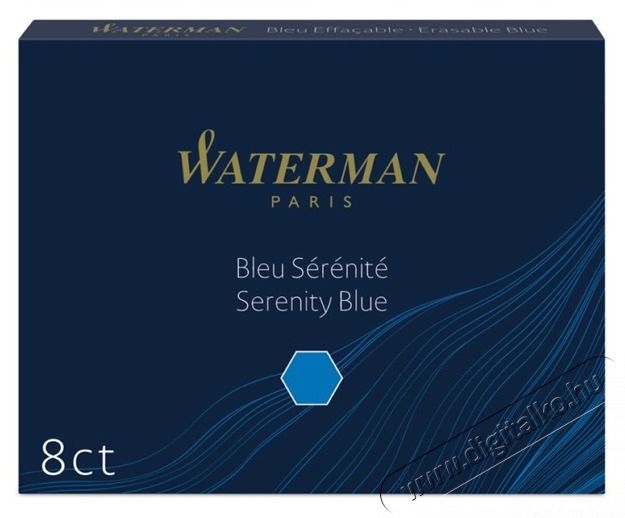 Waterman S0110860 k&eacute;k tintapatron Iroda &eacute;s sz&aacute;m&iacute;t&aacute;stechnika - Nyomtat&oacute; - Kieg&eacute;sz&iacute;tő - 405544