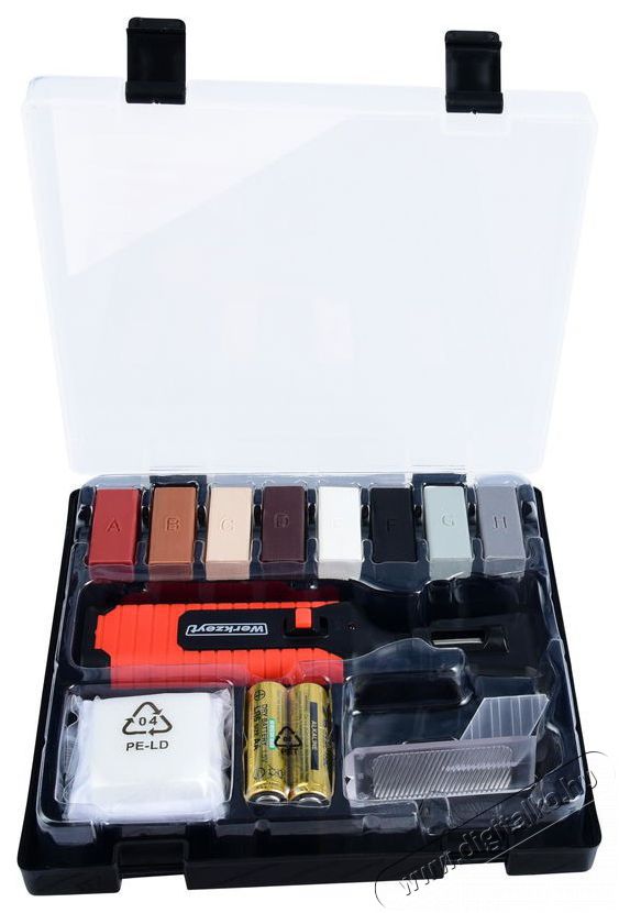 WERKZEYT kő, csempe &eacute;s csempepadl&oacute; jav&iacute;t&oacute;k&eacute;szlet H&aacute;ztart&aacute;s / Otthon / K&uuml;lt&eacute;r - Szersz&aacute;m - Egy&eacute;b szersz&aacute;m - 520354