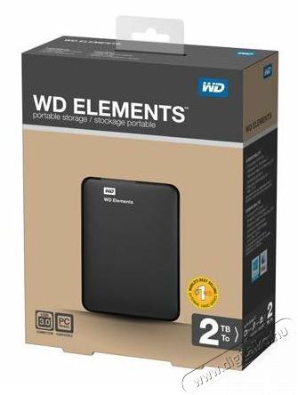 Western Digital WDBU6Y0020BBK Elements Portable 2TB fekete Iroda &eacute;s sz&aacute;m&iacute;t&aacute;stechnika - Adatt&aacute;rol&oacute; / merevlemez - K&uuml;lső HDD - 503449