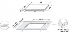 Whirlpool SMP658CBTIXL Be&eacute;p&iacute;thető indukci&oacute;s főzőlap Konyhai term&eacute;kek - S&uuml;tő-főzőlap, tűzhely (be&eacute;p&iacute;thető) - Indukci&oacute;s főzőlap (be&eacute;p&iacute;thető) - 354169
