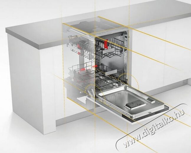 Whirlpool WSIO3O34PFEX mosogat&oacute;g&eacute;p Konyhai term&eacute;kek - Mosogat&oacute;g&eacute;p - Keskeny (45cm-ig) be&eacute;p&iacute;thető mosogat&oacute;g&eacute;p - 348501