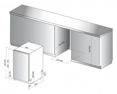 Whirlpool WSIO3O34PFEX mosogat&oacute;g&eacute;p Konyhai term&eacute;kek - Mosogat&oacute;g&eacute;p - Keskeny (45cm-ig) be&eacute;p&iacute;thető mosogat&oacute;g&eacute;p - 348501