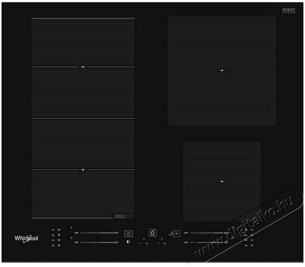 Whirlpool WF S4160 BF be&eacute;p&iacute;thető indukci&oacute;s főzőlap Konyhai term&eacute;kek - S&uuml;tő-főzőlap, tűzhely (be&eacute;p&iacute;thető) - Indukci&oacute;s főzőlap (be&eacute;p&iacute;thető) - 362532