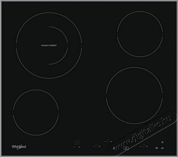 Whirlpool AKT8601IX Főzőlap Konyhai term&eacute;kek - S&uuml;tő-főzőlap, tűzhely (be&eacute;p&iacute;thető) - Elektromos főzőlap (be&eacute;p&iacute;thető) - 348458