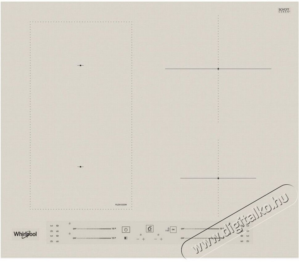 Whirlpool WL S2760 BF/S be&eacute;p&iacute;thető indukci&oacute;s főzőlap Konyhai term&eacute;kek - S&uuml;tő-főzőlap, tűzhely (be&eacute;p&iacute;thető) - Indukci&oacute;s főzőlap (be&eacute;p&iacute;thető) - 362533
