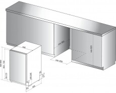 Whirlpool WSIP 4O33 PFE keskeny be&eacute;p&iacute;thető mosogat&oacute;g&eacute;p Konyhai term&eacute;kek - Mosogat&oacute;g&eacute;p - Keskeny (45cm-ig) be&eacute;p&iacute;thető mosogat&oacute;g&eacute;p - 348502