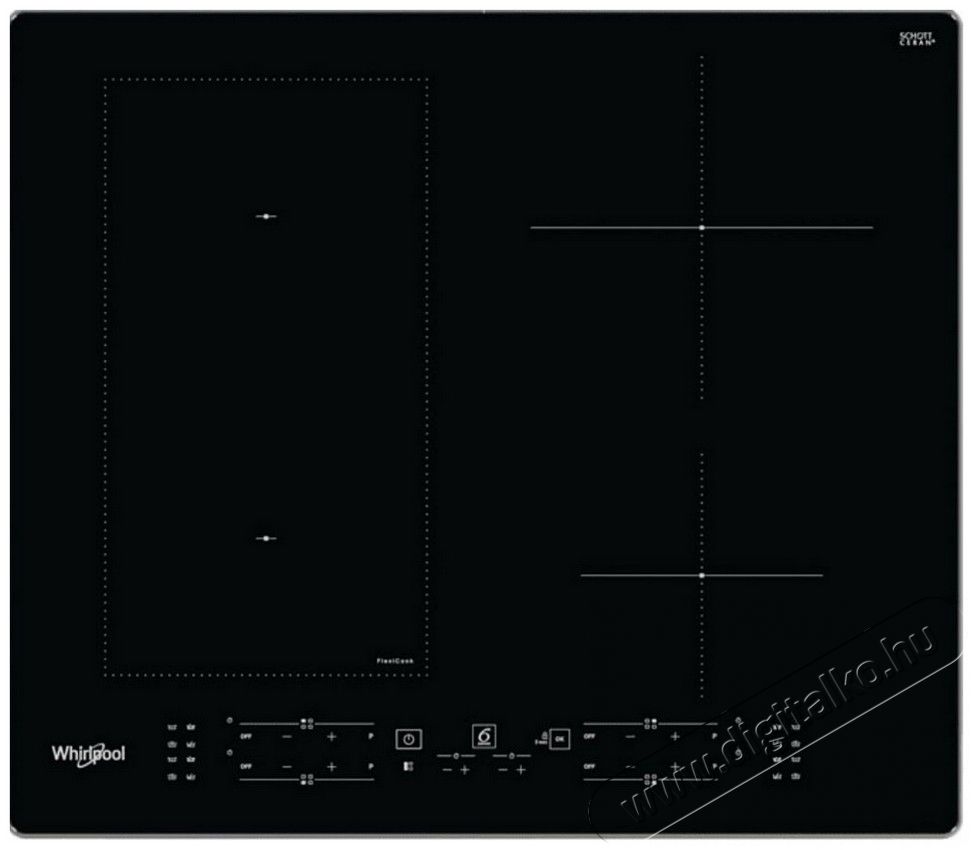 Whirlpool WL B5860 AL be&eacute;p&iacute;thető indukci&oacute;s főzőlap Konyhai term&eacute;kek - S&uuml;tő-főzőlap, tűzhely (be&eacute;p&iacute;thető) - Indukci&oacute;s főzőlap (be&eacute;p&iacute;thető) - 362528