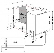 Whirlpool WIO3C33E65 14 ter&iacute;t&eacute;kes be&eacute;p&iacute;thető mosogat&oacute;g&eacute;p Konyhai term&eacute;kek - Mosogat&oacute;g&eacute;p - Norm&aacute;l (60cm) be&eacute;p&iacute;thető mosogat&oacute;g&eacute;p - 367102