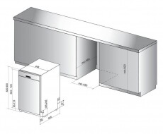 Whirlpool WSBO 3O34 PF X be&eacute;p&iacute;thető mosogat&oacute;g&eacute;p Konyhai term&eacute;kek - Mosogat&oacute;g&eacute;p - Keskeny (45cm-ig) be&eacute;p&iacute;thető mosogat&oacute;g&eacute;p - 348496