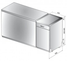 Whirlpool WSFO 3O23 PF X mosogat&oacute;g&eacute;p Konyhai term&eacute;kek - Mosogat&oacute;g&eacute;p - Keskeny (45cm-ig) szabadon&aacute;ll&oacute; mosogat&oacute;g&eacute;p - 348225